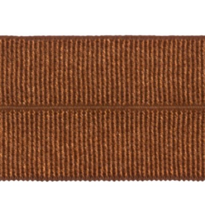 Тoriori Декоративная резинка 14 мм (бейка трикотаж) GET-153 цв. 098 коричневый 1 м