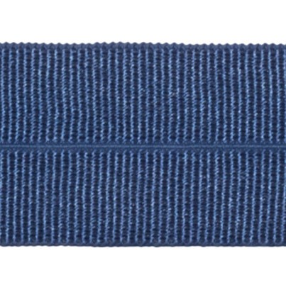 Тoriori Декоративная резинка 14 мм (бейка трикотаж) GET-153 цв. 166 синий 1 м