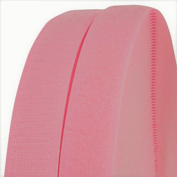 Лента - контакт липучка шир. 20 мм цв. 018 розовый ( LG-20 ) 1 м