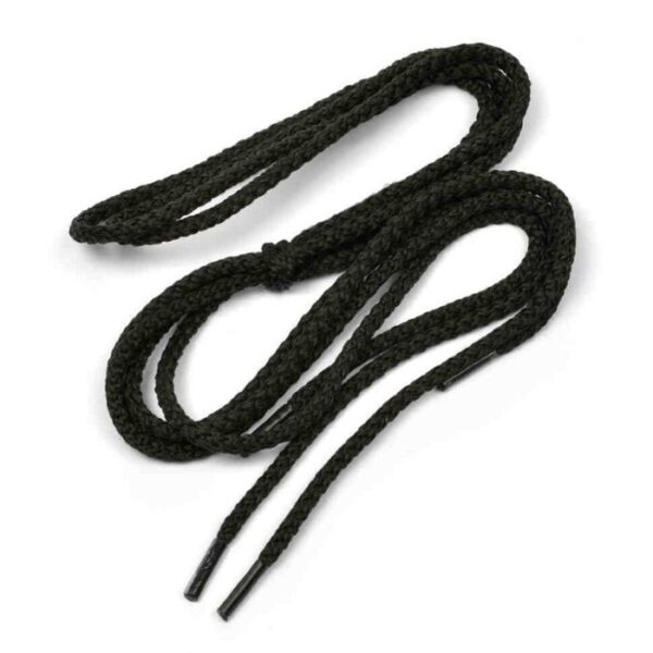 Шнурки круглые 6 мм 150 см цв. черный 1 пара