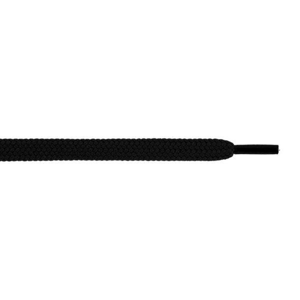 Шнурки плоские 10 мм арт.162 100 см цв. чёрный 1 пара