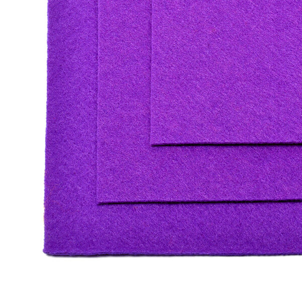 Фетр жесткий 620 фиолетовый  ideal 1мм 20*30см
