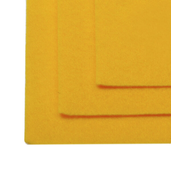 Фетр жесткий 640 тёмно-желтый  ideal 1мм 20*30см