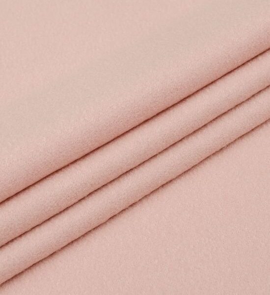 Ткань пальтовая 50% шерсть 50% пэ цв. розовый ОТРЕЗ 1*1,5 м