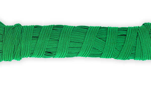 Резинка продёржка 8 мм цв. 49 зелёный упак. 10 м