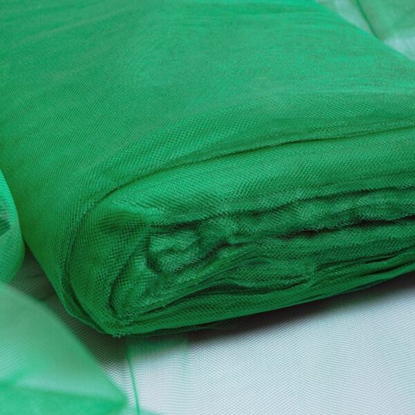 Ткань Сетка фатин Кристалл 100% пэ шир. 150 см цв. зелёный 1 м